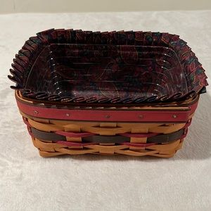 Longaberger 1996 Fathers Day Address basket set